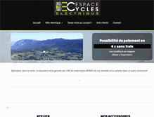 Tablet Screenshot of espace-cycles.fr
